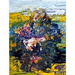 Lajos Sváby (1935-   ) - Sitting man, 1976