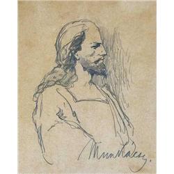 Mihály Munkácsy (1844-1900) - Study to the Christ