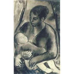 István Szonyi (1894-1960) - Woman with her child,