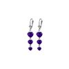 Image 1 : Genuine 6 ctw Amethyst Earrings 14KT White Gold - REF-66X9M