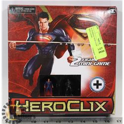 SUPERMAN HEROCLIX 2 FIGURE MINI GAME.