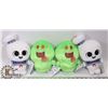 Image 1 : BOX OF GHOSTBUSTERS PLUSHIES.