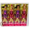 Image 1 : LOT OF 4 ASSORTED BARBIES.
