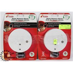 LOT OF 2 WORKING SMOKE ALARMS.