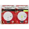 Image 1 : LOT OF 2 WORKING SMOKE ALARMS.