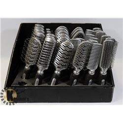 LOT OF ASSORTED SILVER HAIR COMBS