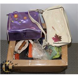 LOT OF ASSORTED WOMEN'S PURSES AND WALLETS.