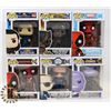 Image 1 : LOT OF 6 ASSORTED FUNKO POP VINYL FIGURES.