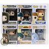 Image 1 : LOT OF 6 ASSORTED FUNKO POP VINYL FIGURES.