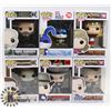 Image 1 : LOT OF 6 ASSORTED FUNKO POP VINYL FIGURES.