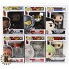 Image 1 : LOT OF 6 ASSORTED FUNKO POP VINYL FIGURES.