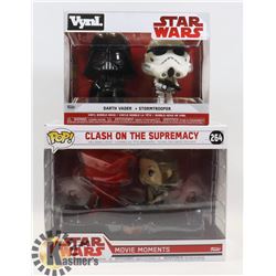 STAR WARS POP AND VINYL COLLECTORS FIGURES
