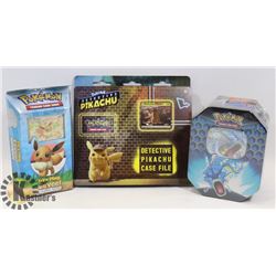 LOT OF 3 POKÉMON NEW SEALED COLLECTORS SETS