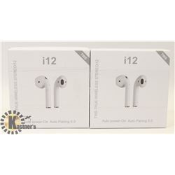 SET OF 2 NEW IT2 TWS EARBUDS