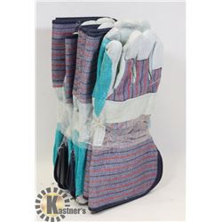 6 PAIRS OF WORK GLOVES