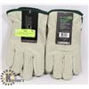 Image 1 : 2 PAIRS OF BDG LINED LEATHER DRIVER GLOVES SZ MED