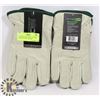 Image 1 : 2 PAIRS OF BDG LINED LEATHER DRIVER GLOVES SZ MED