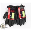 Image 1 : 2X PAIR OF WINTER WORK GLOVES - SIZE M