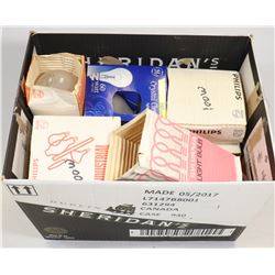 BOX OF NEW LIGHTBULBS / 24 BULBS