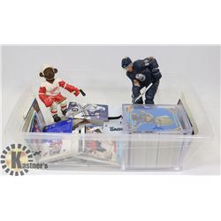 CONTAINER WITH SOME HOCKEY CARDS, SAM GAGNER