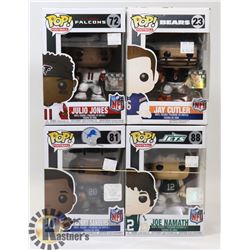 LOT OF 4 SPECIAL  NFL EDITION FUNKO POPS