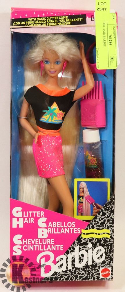 barbie glitter comb