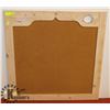 Image 1 : LARGE WOOD FRAME BULLETIN BOARD