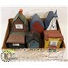 Image 1 : 6 PIECE ASST FOLK ART BUILDINGS.