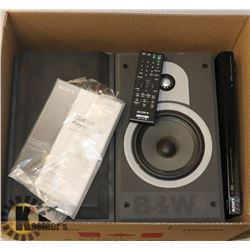 CD/DVD PLAYER W/ 2 SPEAKERS - AS IS.