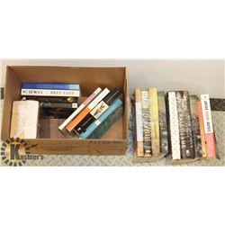 LOT OF ASSORTED BOOKS.