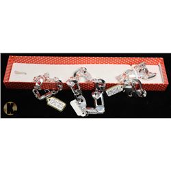 NEW 3PC SILVER PLATED BRACELETS.