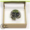 Image 1 : STAINLESS STEEL #13 OF SPADES SKULL SZ 12 RING