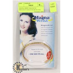 MAGNA WRIST MAGNETIC BRACELET-GOLD COLOR SILVER