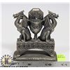 Image 1 : PEWTER DRAGON "THE CRYSTAL CHALICE" W/ CRYSTAL
