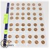 Image 1 : SHEET OF 1958 CANADIAN PENNIES.