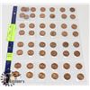 Image 1 : SHEET OF 1958 CANADIAN PENNIES.