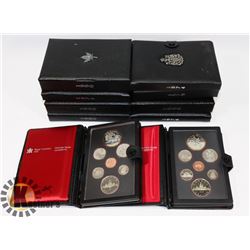 LOT OF 10 CANADA SILVER DOUBLE DOLLAR COIN SET