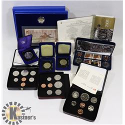 LOT OF 8 VARIOUS ROYAL CANADIAN MINT COIN &