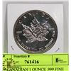 Image 1 : 1999 CANADIAN 1 OUNCE .999 FINE SILVER $5 COIN.