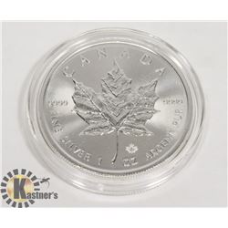2018 CANADIAN 1 OUNCE .999 FINE SILVER $5 COIN.