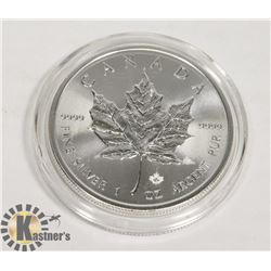 2019 CANADIAN 1 OUNCE .999 FINE SILVER $5 COIN.