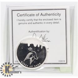 2016 THE HOLY LAND MINT ONE TROY OUNCE .999 FINE