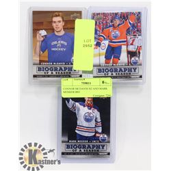 CONNOR MCDAVID X2 AND MARK MESSIER BIO