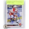 Image 1 : THEOREN FLEURY AUTOGRAPHED HOCKEY CARD