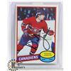 Image 1 : DOUG JARVIS MONTREAL CANADIENS SIGNED CARD