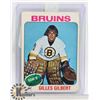 Image 1 : GILLES GILBERT BOTSON BRUINS SIGNED CARD