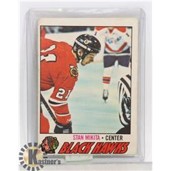 STAN MIKITA 77-78 OPC #195 CHICAGO BLACKHAWKS