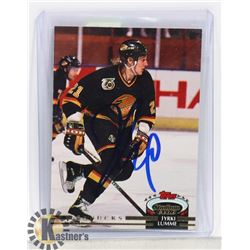 JYKI LUMME VANCOUVER CANUCKS SIGNED CARD