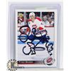 Image 1 : PATRICE BRISBOIS MONTREAL CANADIENS SIGNED CARD
