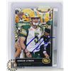 Image 1 : JORDAN LYNCH SIGNED EDMONTON ESKIMOS CARD.